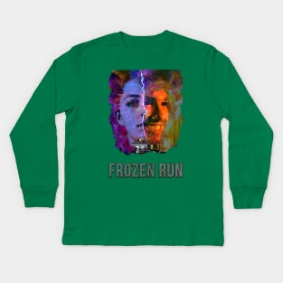 Frozen Run Wicked Ooze Shirt Kids Long Sleeve T-Shirt